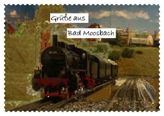 Alte Ansichtskarte von Bad Moosbach