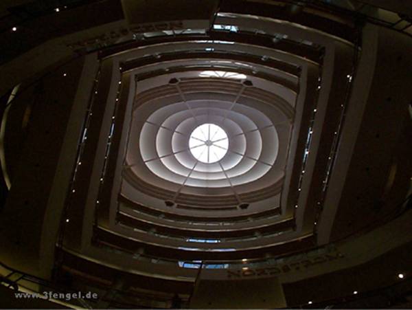 Staircase in a shopping mall in SF