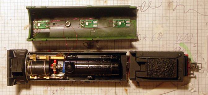 Rotary Snowplow inside view with engine, gear and steam boiler