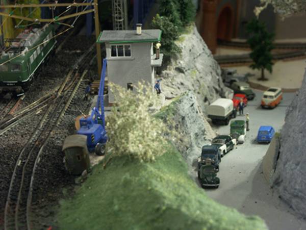 top down view from the hill to the signal tower Block 21